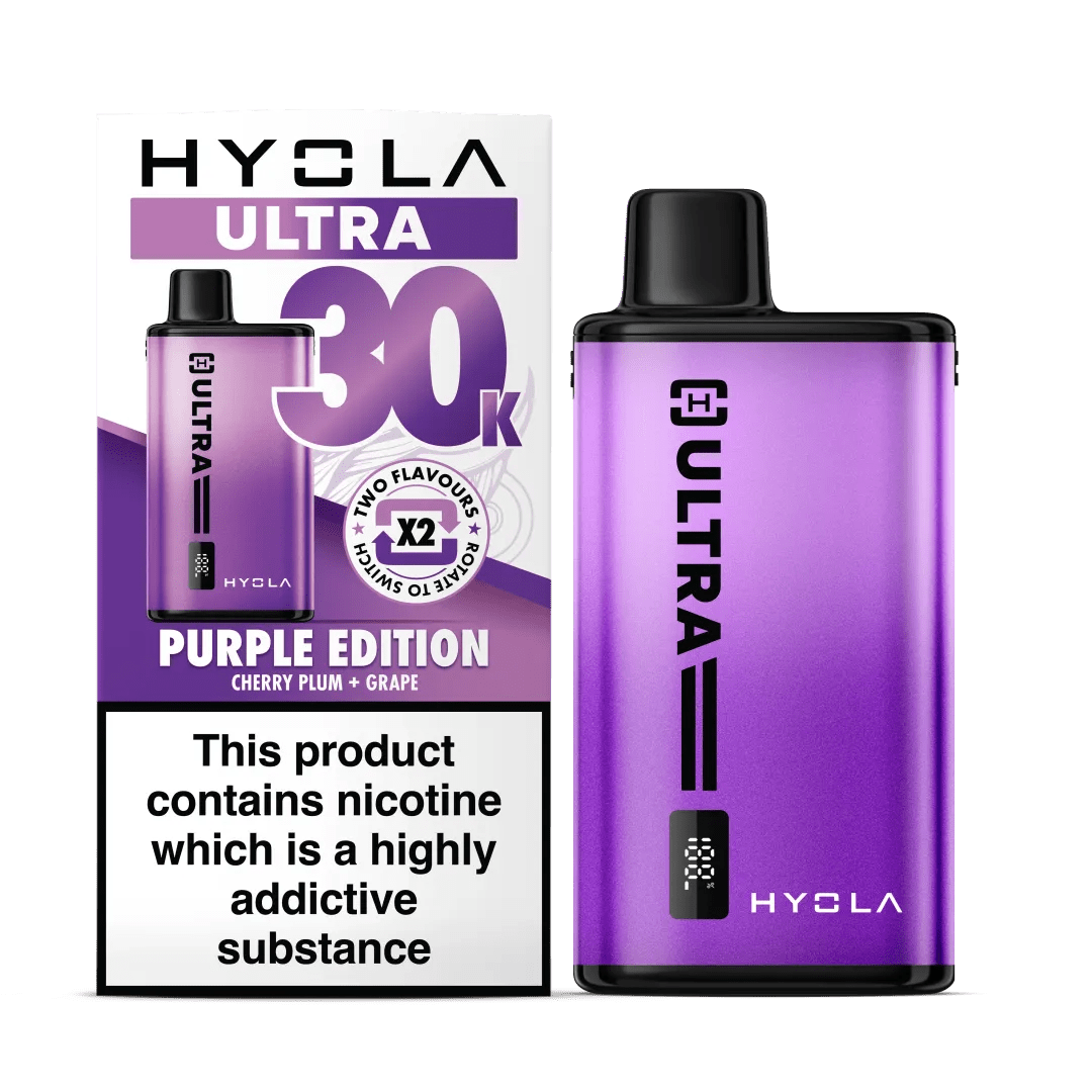 Hyola Ultra 30K Prefilled Kit | £9 - Avalanche Vapes Purple EditionKIT