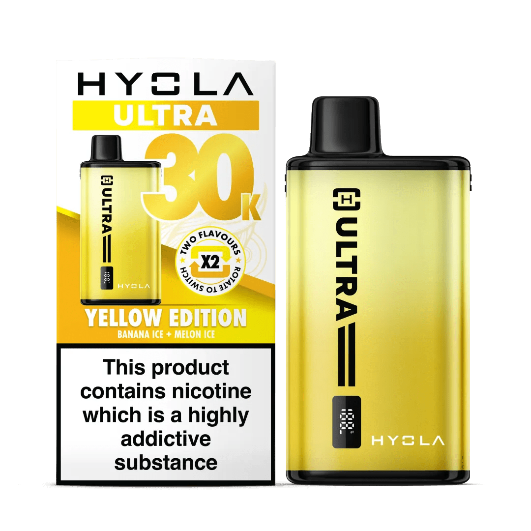 Hyola Ultra 30K Prefilled Kit | £9 - Avalanche Vapes Yellow EditionKIT