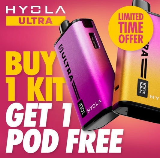 Hyola Ultra 30K Prefilled Kit | £9 + Free Pod - Avalanche VapesBerry EditionKIT
