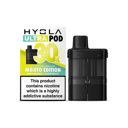 Hyola Ultra 30K Prefilled Pods | £6 - Avalanche Vapes Mojito EditionPODS