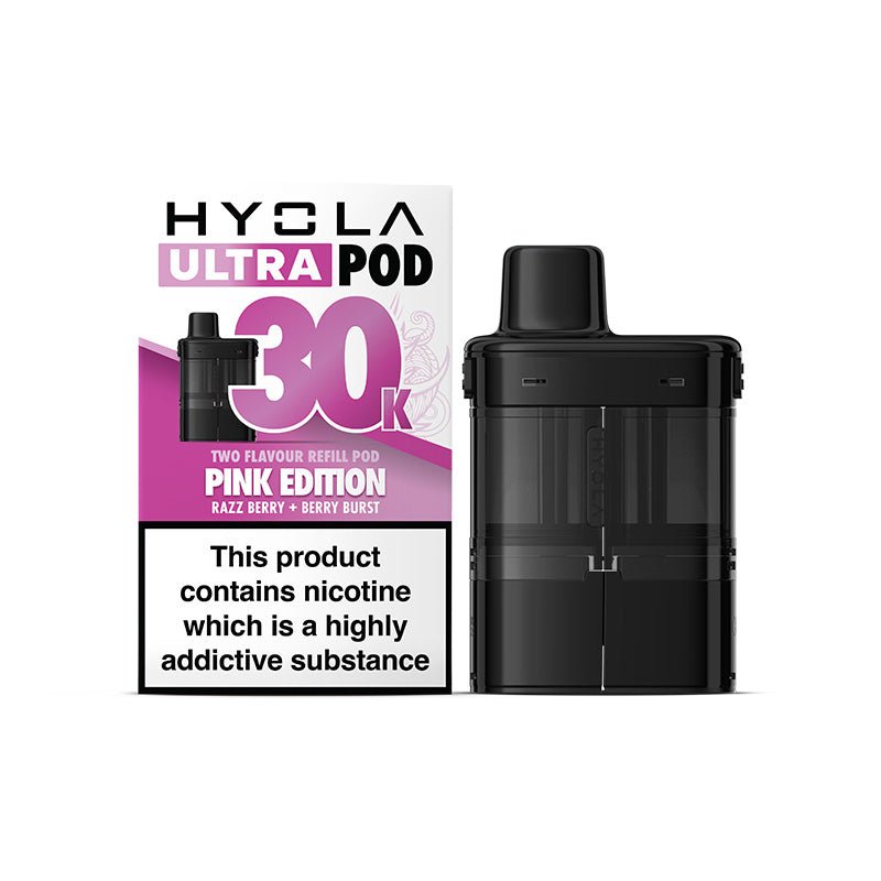 Hyola Ultra 30K Prefilled Pods | £6 - Avalanche Vapes Pink EditionPODS