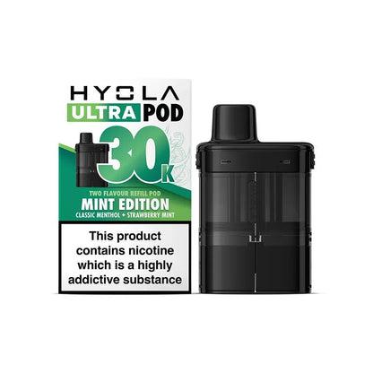 Hyola Ultra 30K Prefilled Pods | £6 - Avalanche Vapes Mint EditionPODS
