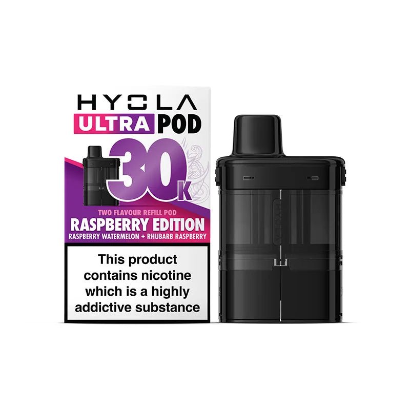 Hyola Ultra 30K Prefilled Pods | £6 - Avalanche Vapes Raspberry EditionPODS