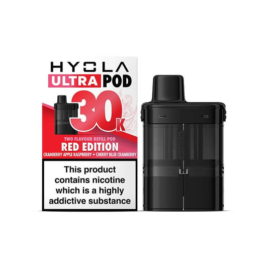 Hyola Ultra 30K Prefilled Pods | £6 - Avalanche Vapes Red EditionPODS