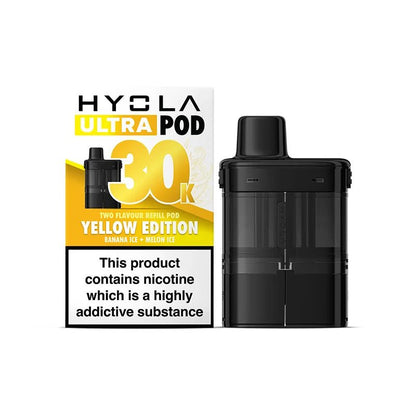 Hyola Ultra 30K Prefilled Pods | £6 - Avalanche Vapes Yellow EditionPODS