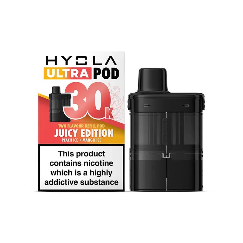 Hyola Ultra 30K Prefilled Pods | £6 - Avalanche Vapes Juicy EditionPODS