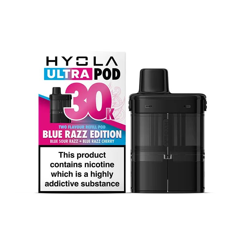 Hyola Ultra 30K Prefilled Pods | £6 - Avalanche Vapes Blue Razz EditionPODS