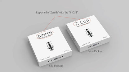 Innokin Z (Zenith) Coils | £9 - Avalanche Vapes 0.48 Ω Plex 3D
