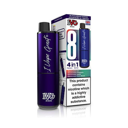 IVG 2400 Prefilled Kit | £6 - Avalanche Vapes Blackcurrant EditionKIT