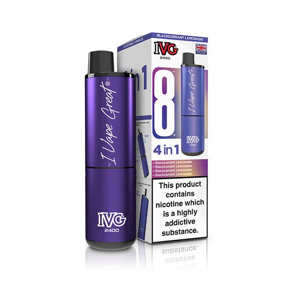 IVG 2400 Prefilled Kit | £6 - Avalanche Vapes Blackcurrant EditionKIT