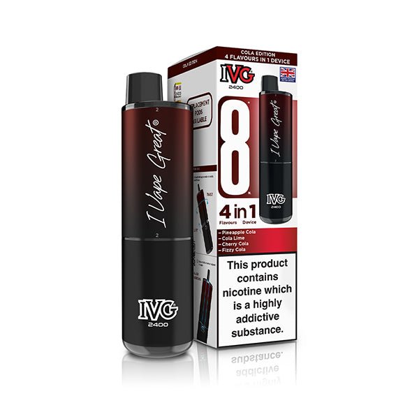 IVG 2400 Prefilled Kit | £6 - Avalanche Vapes Cola EditionKIT