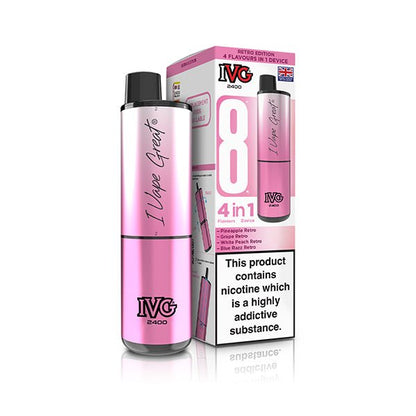 IVG 2400 Prefilled Kit | £6 - Avalanche Vapes Red Raspberry EditionKIT