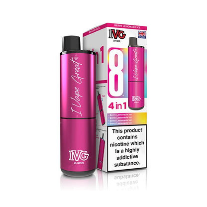 IVG 2400 Prefilled Kit | £6 - Avalanche Vapes Banana EditionKIT