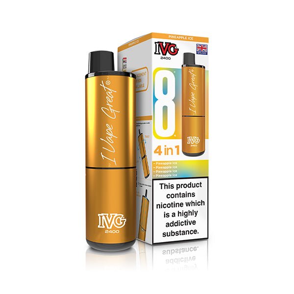 IVG 2400 Prefilled Kit | £6 - Avalanche Vapes Pineapple IceKIT
