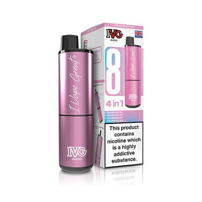 IVG 2400 Prefilled Kit | £6 - Avalanche Vapes Strawberry EditionKIT