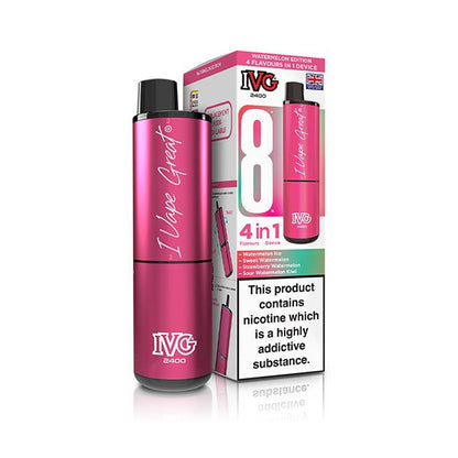 IVG 2400 Prefilled Kit | £6 - Avalanche Vapes Watermelon EditionKIT