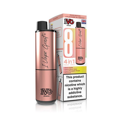 IVG 2400 Prefilled Kit | £6 - Avalanche Vapes Peach EditionKIT