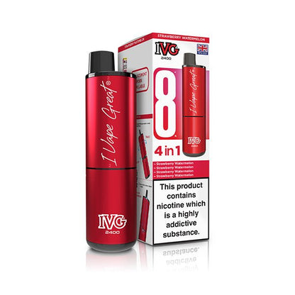 IVG 2400 Prefilled Kit | £6 - Avalanche Vapes Strawberry WatermelonKIT