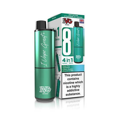 IVG 2400 Prefilled Kit | £6 - Avalanche Vapes Mint EditionKIT