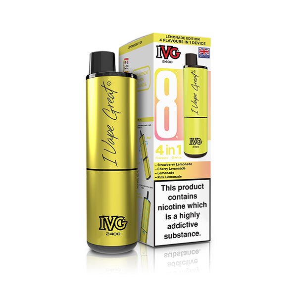 IVG 2400 Prefilled Kit | £6 - Avalanche Vapes Lemonade EditionKIT