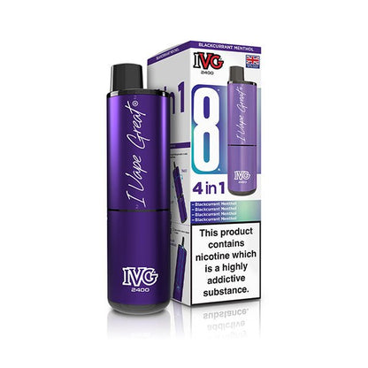 IVG 2400 Prefilled Kit | £6 - Avalanche Vapes Blackcurrant EditionKIT