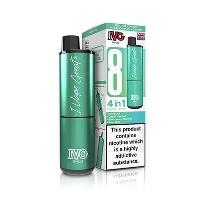 IVG 2400 Prefilled Kit | £6 - Avalanche Vapes Menthol EditionKIT