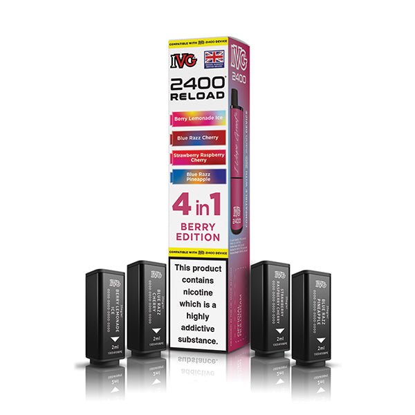 IVG 2400 Reload PODS | £5.50 - Avalanche Vapes Berry EditionPODS