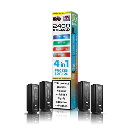 IVG 2400 Reload PODS | £5.50 - Avalanche Vapes Frozen Edition (slush)PODS