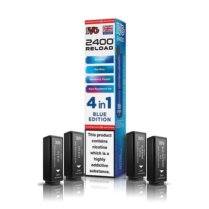 IVG 2400 Reload PODS | £5.50 - Avalanche Vapes Blue EditionPODS