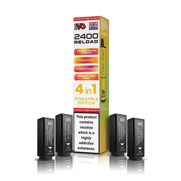 IVG 2400 Reload PODS | £5.50 - Avalanche Vapes Pineapple EditionPODS