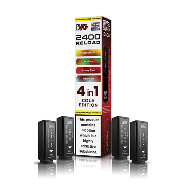 IVG 2400 Reload PODS | £5.50 - Avalanche Vapes Cola EditionPODS