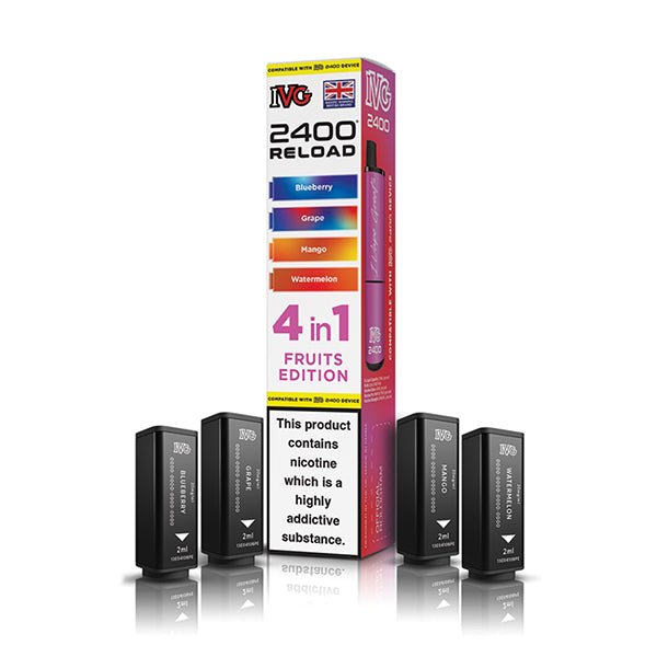 IVG 2400 Reload PODS | £5.50 - Avalanche Vapes Fruits EditionPODS