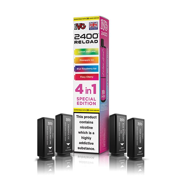 IVG 2400 Reload PODS | £5.50 - Avalanche Vapes Special EditionPODS