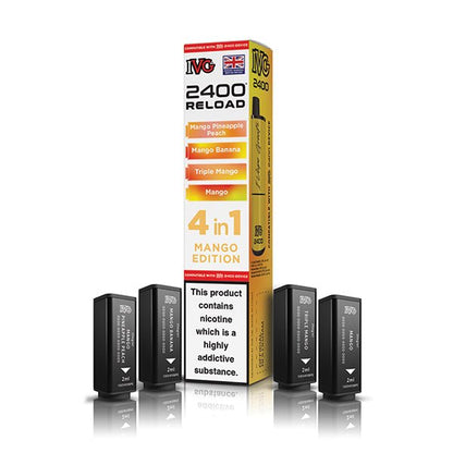 IVG 2400 Reload PODS | £5.50 - Avalanche Vapes Mango EditionPODS