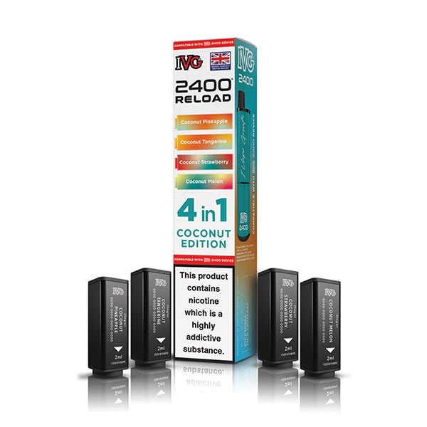 IVG 2400 Reload PODS | £5.50 - Avalanche Vapes Coconut EditionPODS