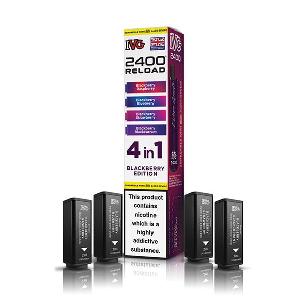 IVG 2400 Reload PODS | £5.50 - Avalanche Vapes Blackberry EditionPODS