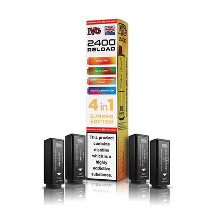IVG 2400 Reload PODS | £5.50 - Avalanche Vapes Summer EditionPODS