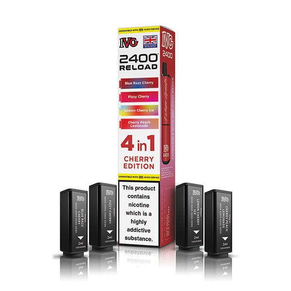 IVG 2400 Reload PODS | £5.50 - Avalanche Vapes Cherry EditionPODS