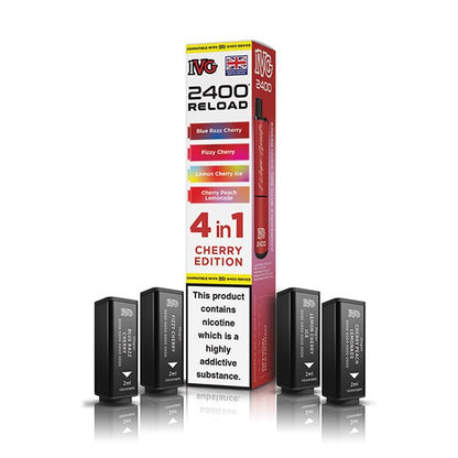 IVG 2400 Reload PODS | £5.50 - Avalanche Vapes Cherry EditionPODS