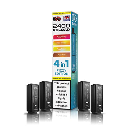 IVG 2400 Reload PODS | £5.50 - Avalanche Vapes Fizzy EditionPODS