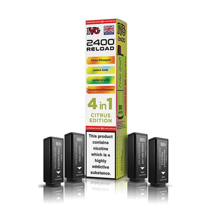 IVG 2400 Reload PODS | £5.50 - Avalanche Vapes Citrus EditionPODS