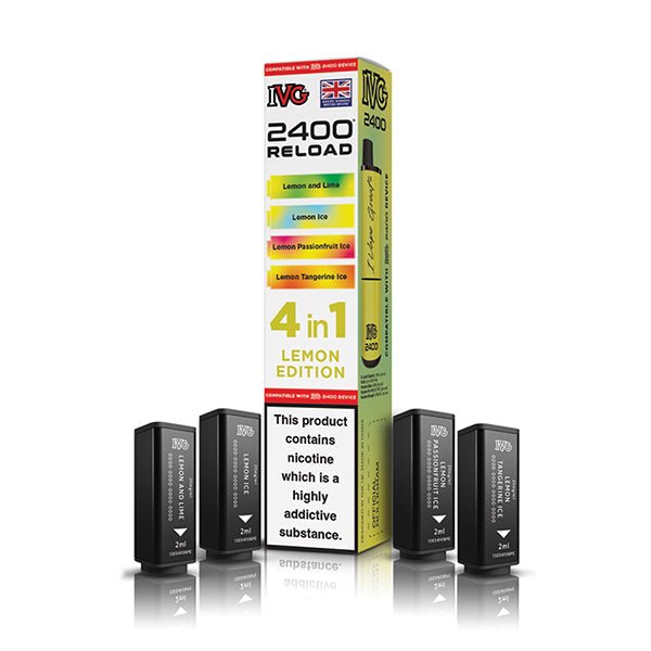 IVG 2400 Reload PODS | £5.50 - Avalanche Vapes Lemon EditionPODS