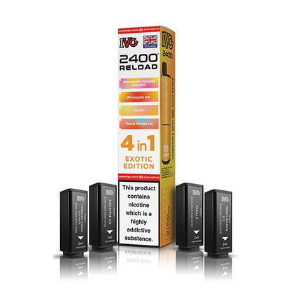 IVG 2400 Reload PODS | £5.50 - Avalanche Vapes Exotic EditionPODS