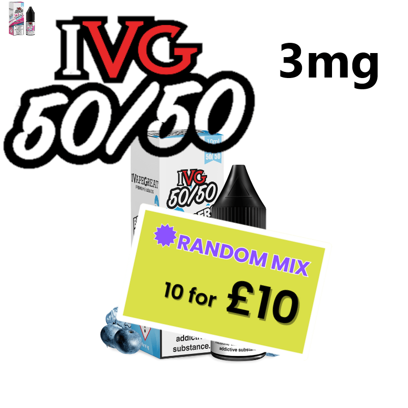 IVG E - Liquid 3mg | £1.50 - Avalanche Vapes Blue Raspberry3mg