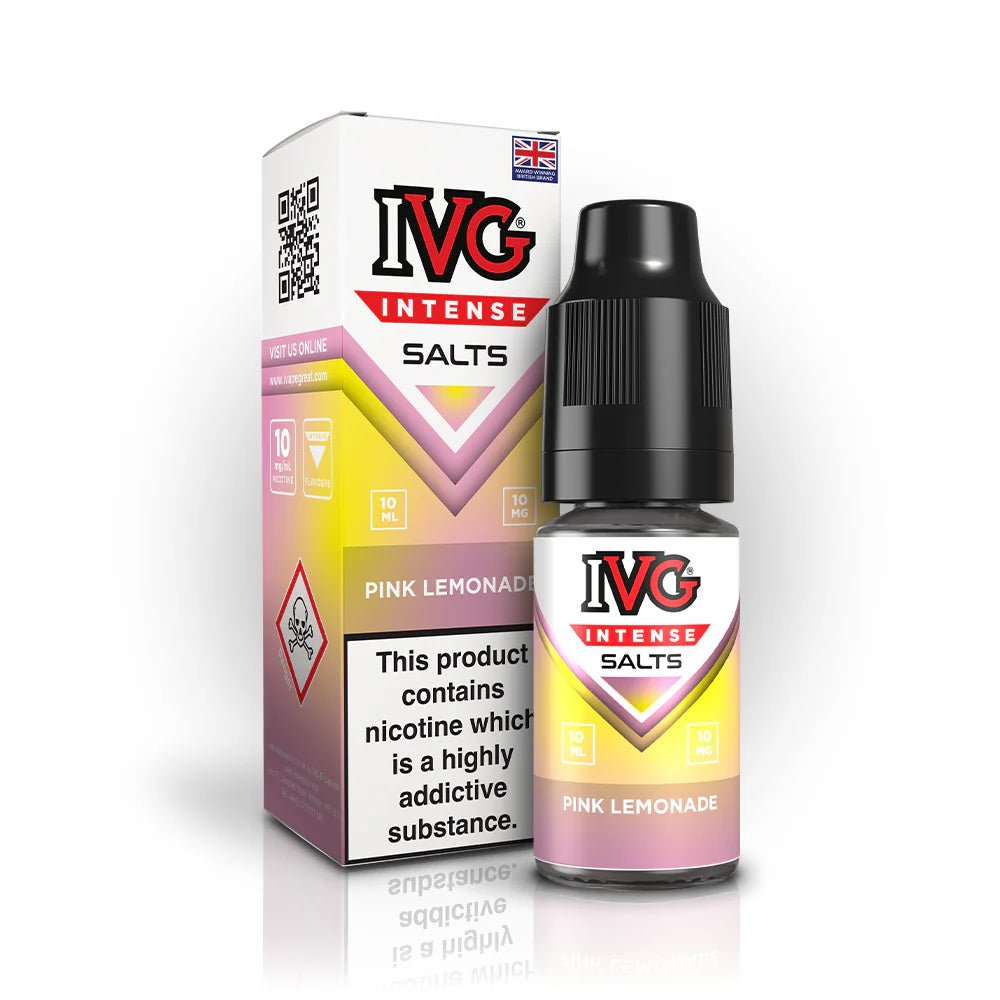IVG Intense Nic Salt | £1.70 - Avalanche Vapes Pink Lemonade10mg