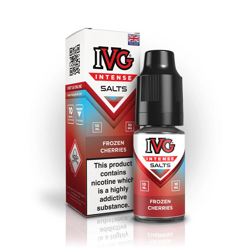 IVG Intense Nic Salt | £1.70 - Avalanche Vapes Frozen Cherries10mg