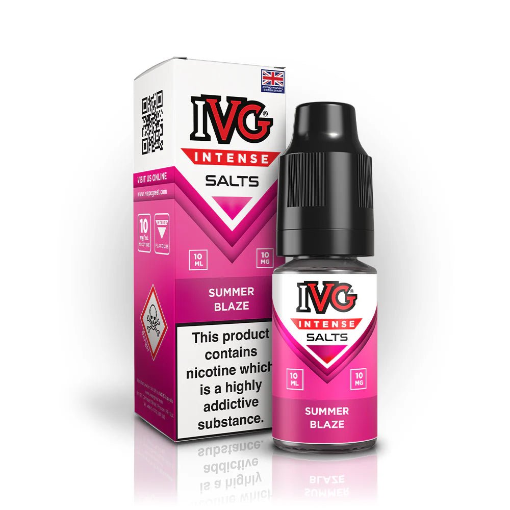 IVG Intense Nic Salt | £1.70 - Avalanche Vapes Summer Blaze10mg