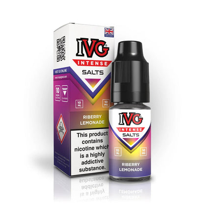 IVG Intense Nic Salt | £1.70 - Avalanche Vapes Riberry Lemonade10mg