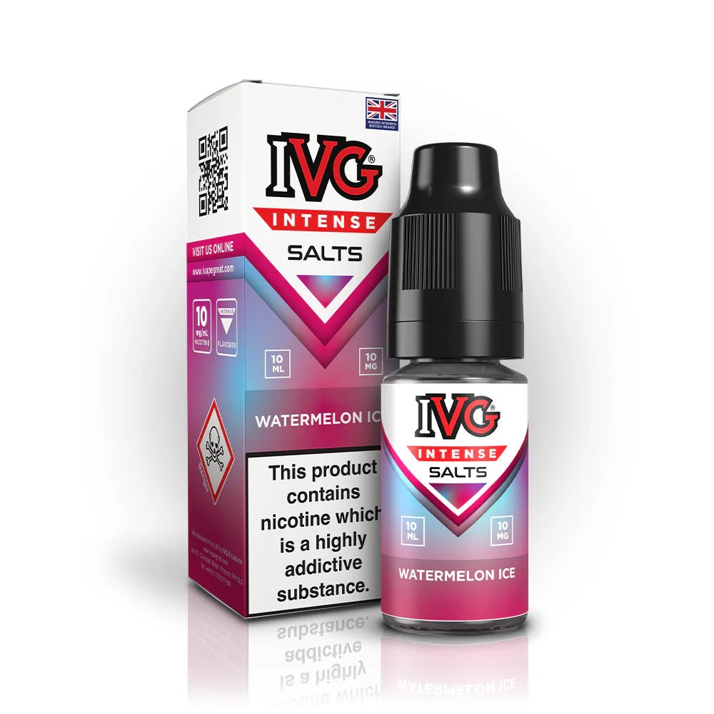 IVG Intense Nic Salt | £1.70 - Avalanche Vapes Watermelon Ice10mg