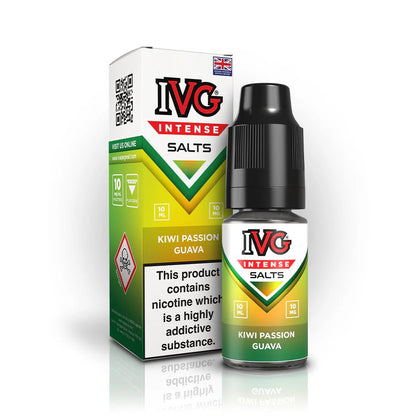 IVG Intense Nic Salt | £1.70 - Avalanche Vapes Kiwi Passion Guava10mg
